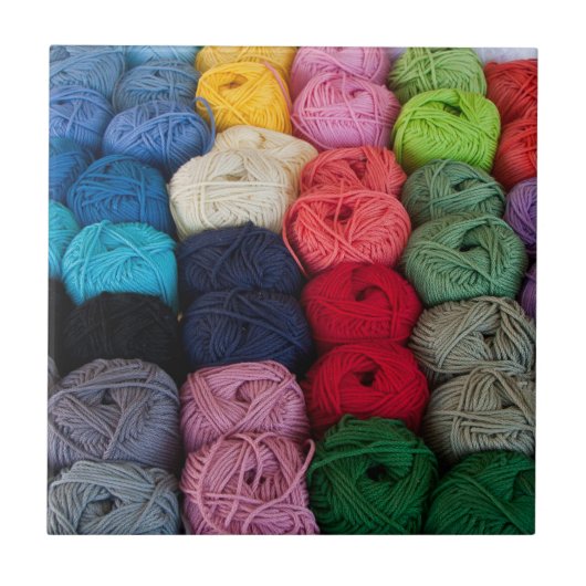 Garnspuren Fliese (Vorderseite)