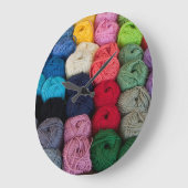 Garnspuren Große Wanduhr (Winkel)