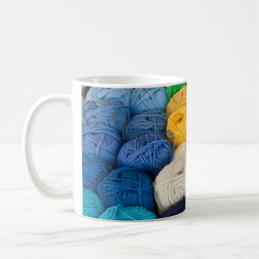 Garnspuren Kaffeetasse (Links)