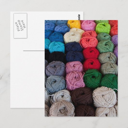 Garnspuren Postkarte (Vorne/Hinten)