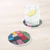 Garnspuren Sandstein Untersetzer (Seite)