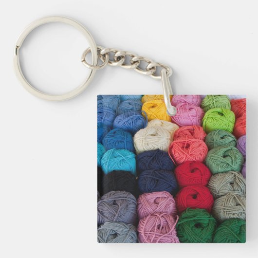 Garnspuren Schlüsselanhänger (Vorderseite)