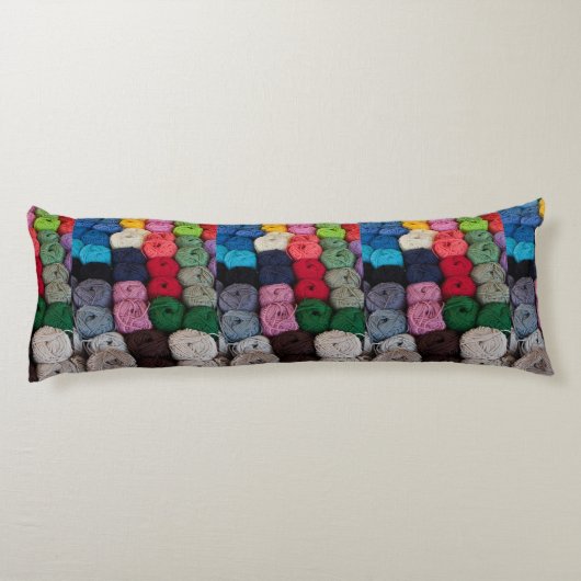 Garnspuren Seitenschläferkissen (Rückseite)