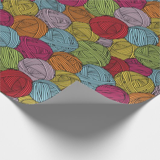 Garnstände Geschenkpapier (Ecke)