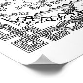 Garon Whited Nightlord Rethven Map Poster (Ecke)