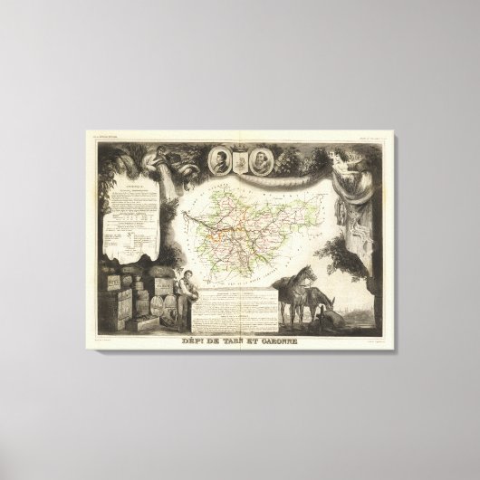 Garonne Leinwanddruck (Vorderseite)