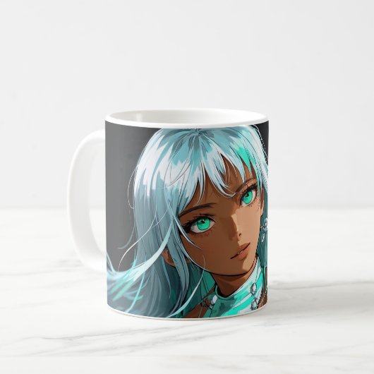 Garota anime caneca kaffeetasse (Vorderseite Links)