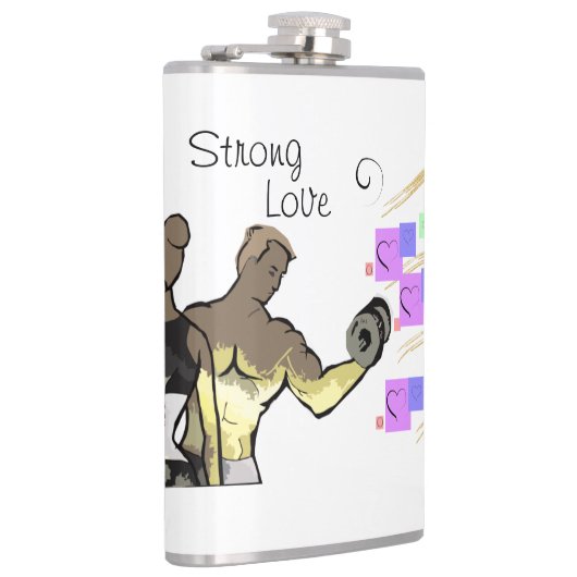 Garrafa Amor Forte garrafas Flachmann (Rechts)