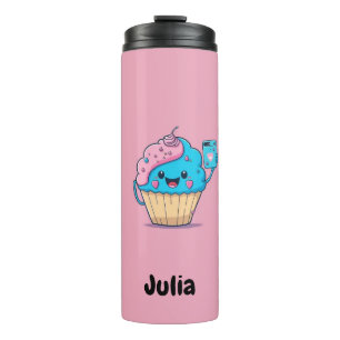 Garrafa Personalizada cupcake (Julia) Thermosbecher
