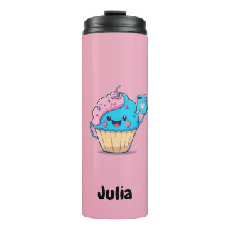 Garrafa Personalizada cupcake (Julia) Thermosbecher
