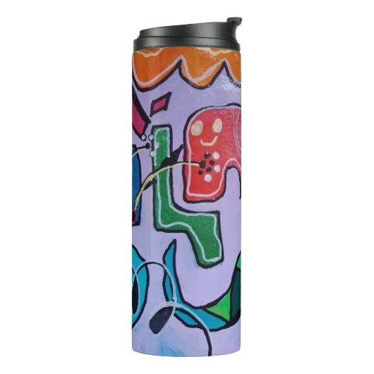 Garrafa Térmica Portátil Thermosbecher (Nach links gedreht)