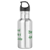 Garrafas de Água Edelstahlflasche (Rückseite)