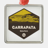 Garrapata State Park California Ornament Aus Metall (Vorne)