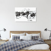 Garret bringt Billy das Kind 1880 ein Leinwanddruck (Insitu (Schlafzimmer))