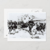 Garret bringt Billy das Kind 1880 ein Postkarte (Vorne/Hinten)