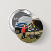 Garrett 1. Trophäeknopf Button (Vorne & Hinten)