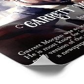 Garrett Morgan Black History Monte Unterricht Poster (Ecke)