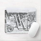 Garrett und Sohn-Patent kombiniertes Dreschen Mousepad (Mit Mouse)