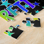 "GARRETT" Vorname, Spaß "GLÜCKLICHER GEBURTSTAG" Puzzle (Seite)