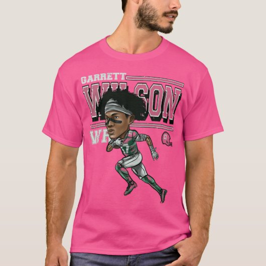 Garrett Wilson New York J Cartoon Star T-Shirt (Vorderseite)