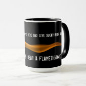 Garretts Flamethrower-Tasse Tasse (VorderseiteRechts)