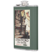 Garrick Gasthaus-und Harvard-Haus-Schienen-Plakat Flachmann (Links)