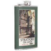 Garrick Gasthaus-und Harvard-Haus-Schienen-Plakat Flachmann (Rechts)