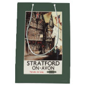 Garrick Gasthaus-und Harvard-Haus-Schienen-Plakat Mittlere Geschenktüte (Rückseite)