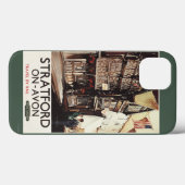 Garrick Inn und Harvard House Rail Poster Case-Mate iPhone Hülle (Rückseite (Horizontal))