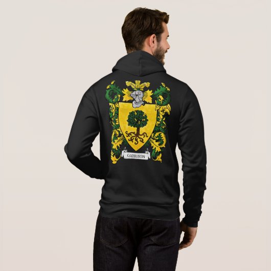 Garrison Coat of Arms Men Hoodie (Schwarz voll)