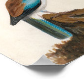 Garrulous Roller | William Lewin Poster (Ecke)