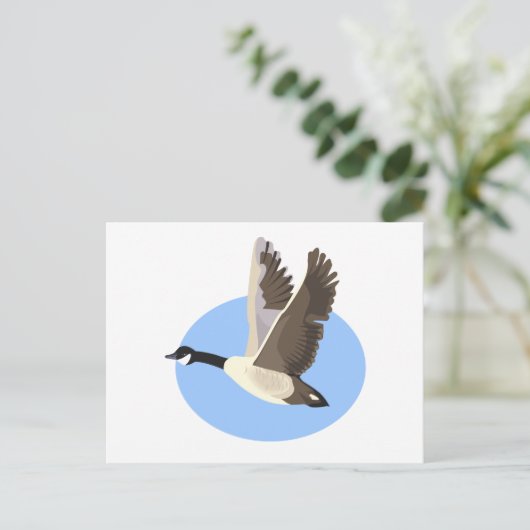 Garry Goose Postkarte (Stehend Vorderseite)