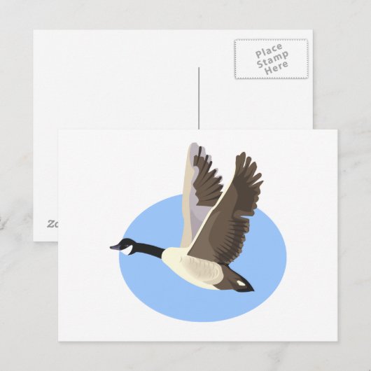 Garry Goose Postkarte (Vorne/Hinten)