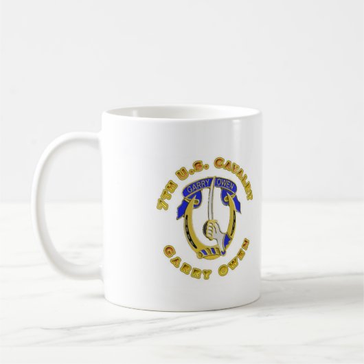 Garry Owen 7. US CAV Kaffeetasse (Links)