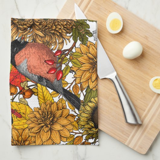 Garten 1 geschirrtuch (Viertel Falte)