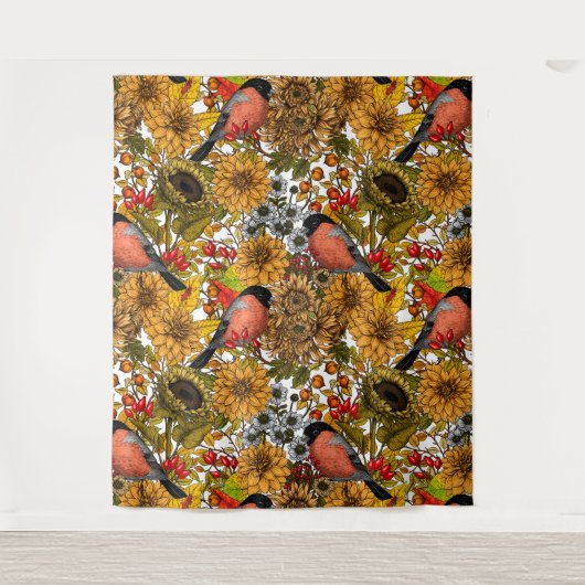 Garten 1 wandteppich (Vorderseite)