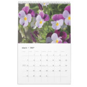 Gärten 2025 Blume 1 Kalender (Mär 2027)