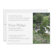 Garten 3 mit Cats Gedenkfeier Ankündigung