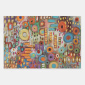 Garten Abstrakt Geschenkpapier Set (Vorderseite 2)