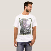 Gärten, Affe-Puzzlespiel-Baum T-Shirt (Vorne ganz)