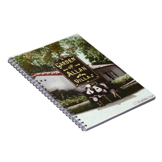 Garten Allah Hotel Notebook Notizblock (Rechte Seite)