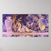Garten Allahs, von Maxfield Parrish Poster (Vorne)
