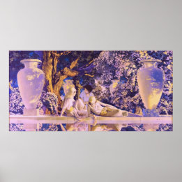 Garten Allahs, von Maxfield Parrish Poster