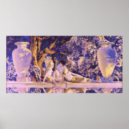 Garten Allahs, von Maxfield Parrish Poster