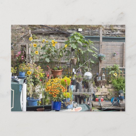 Garten am Rochdale Kanal Postkarte (Vorderseite)