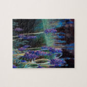 Garten am Teich bei Twilight Puzzle (Horizontal)