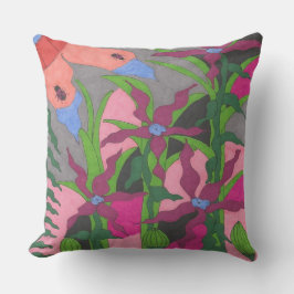 Garten am Twilight Throw Kissen