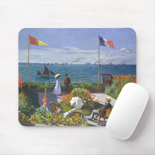 Garten an der Adresse von Saint-Claude Monet Mousepad (Mit Mouse)