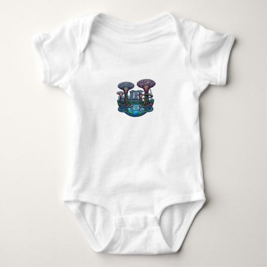 GÄRTEN AN DER BAI BABY STRAMPLER (Vorderseite)