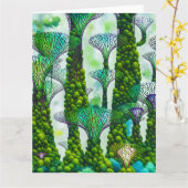 Gärten an der Bucht - Große Karte (Gelbe Blume)